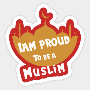 islamic themed shirt Sticker